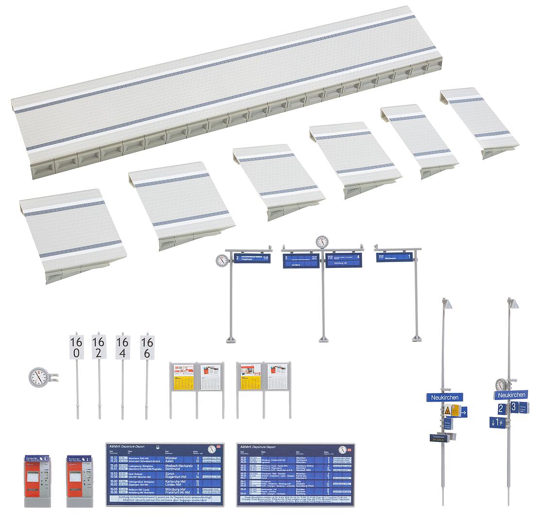 Piattaforma moderna per binario C scala H0 Faller 120100
