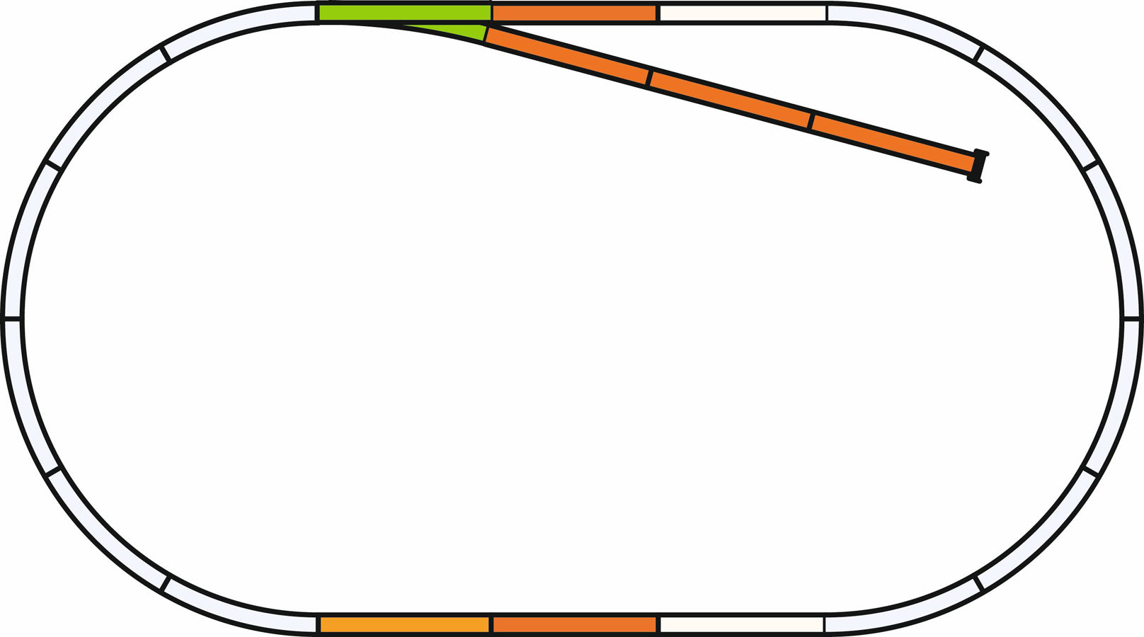 Piko 55311 Scala H0 set binari B