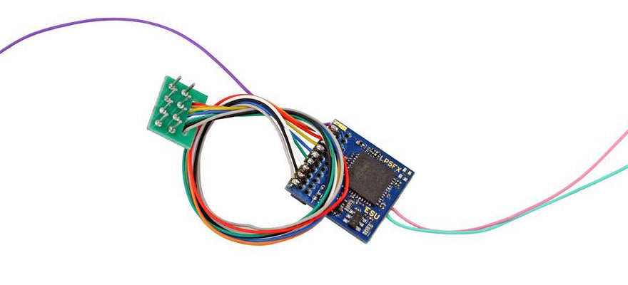 ESU 59220 Scala H0 Decoder funzione LokPilot 5 Fx DCC, 8-pin NEM652, calibro H0, 0
