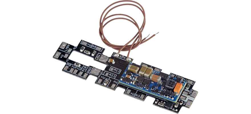 ESU 58941 LokSound 5 micro DCC Direct Kato USA Widebody "decoder vuoto", con altoparlante 11x15mm, calibro N