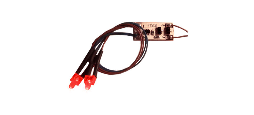 ESU 50705 Scala H0 Fanale posteriore, 2 LED, "rosso"