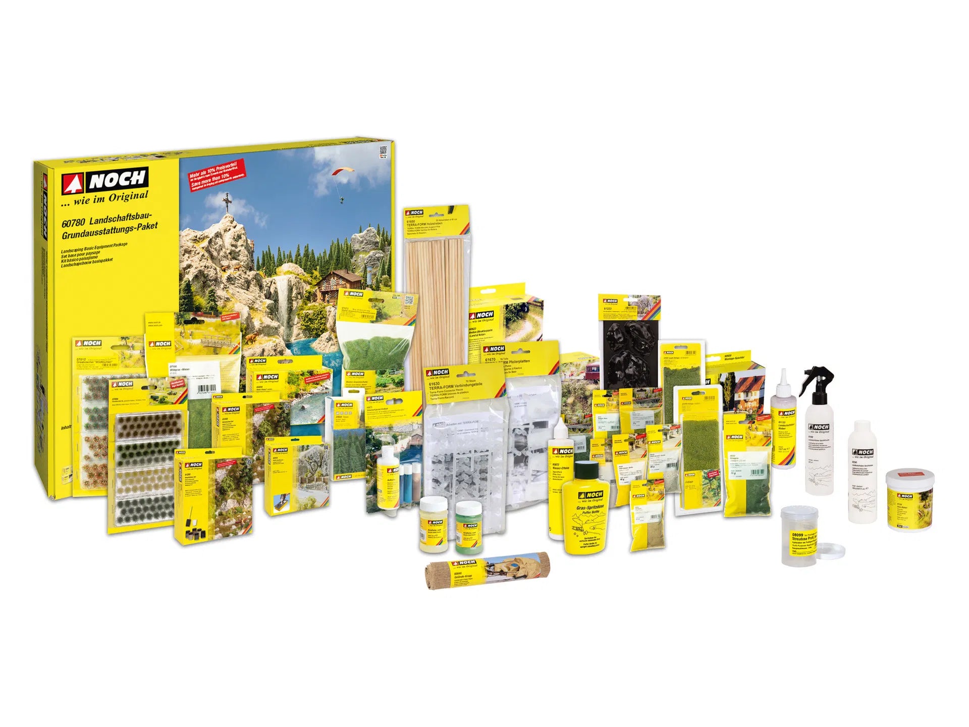 NOCH 60780 Pacchetto di attrezzature di base per il Layout Naturale