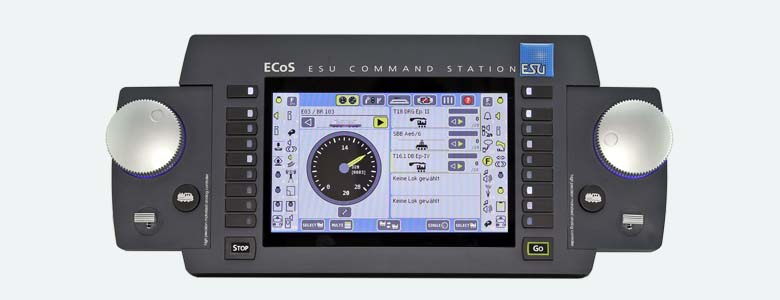 Centrale Digitale ECoS 2.5, 6A, display TFT a colori 7" ESU 50220